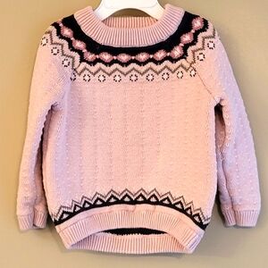 Super cute light pink pullover knit sweater